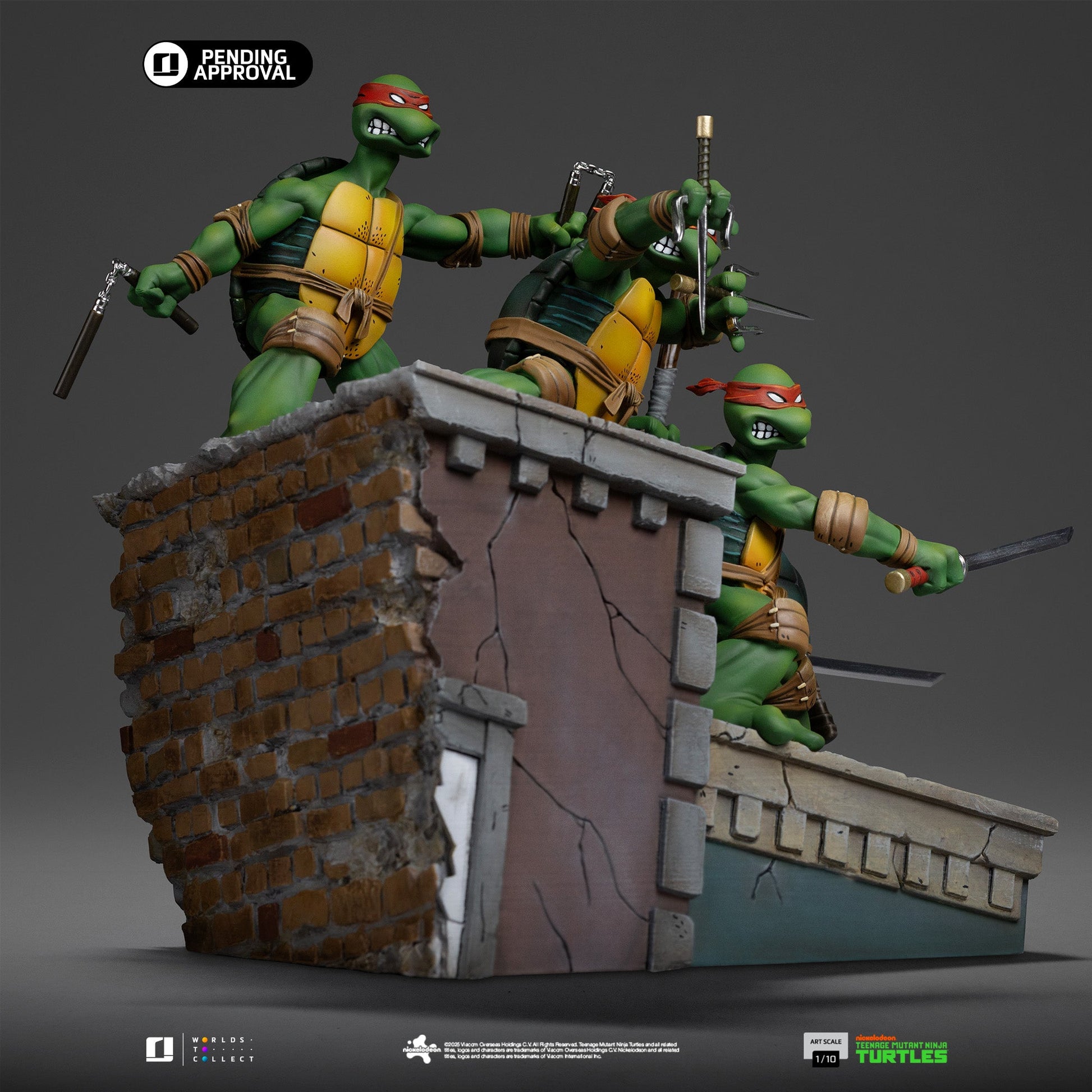 Iron Studios - Teenage Mutant Ninja Turtles - TMNT 1st Cover Set