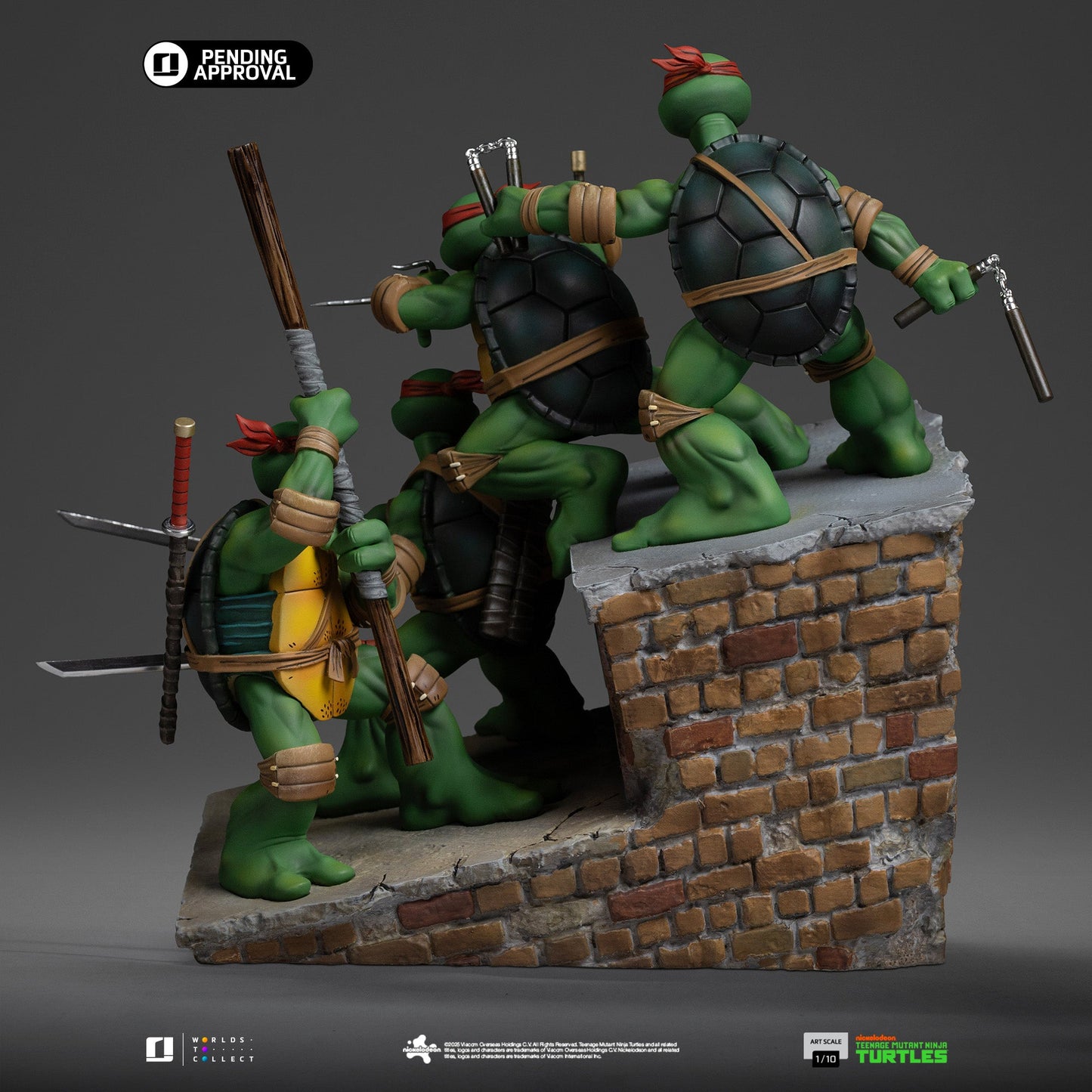 Iron Studios - Teenage Mutant Ninja Turtles - TMNT 1st Cover Set