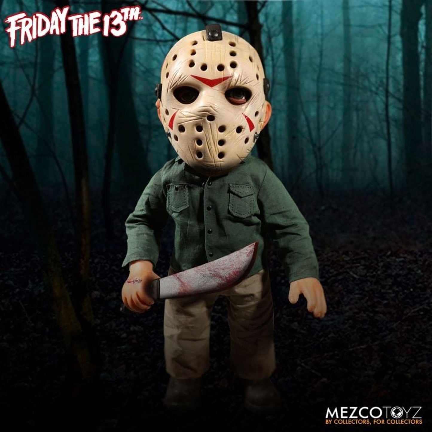 JASON VOORHEES FIGURA CON SONIDO 38 CM FRIDAY THE 13TH PART 3 MDS MEGA SCALE RE-RUN