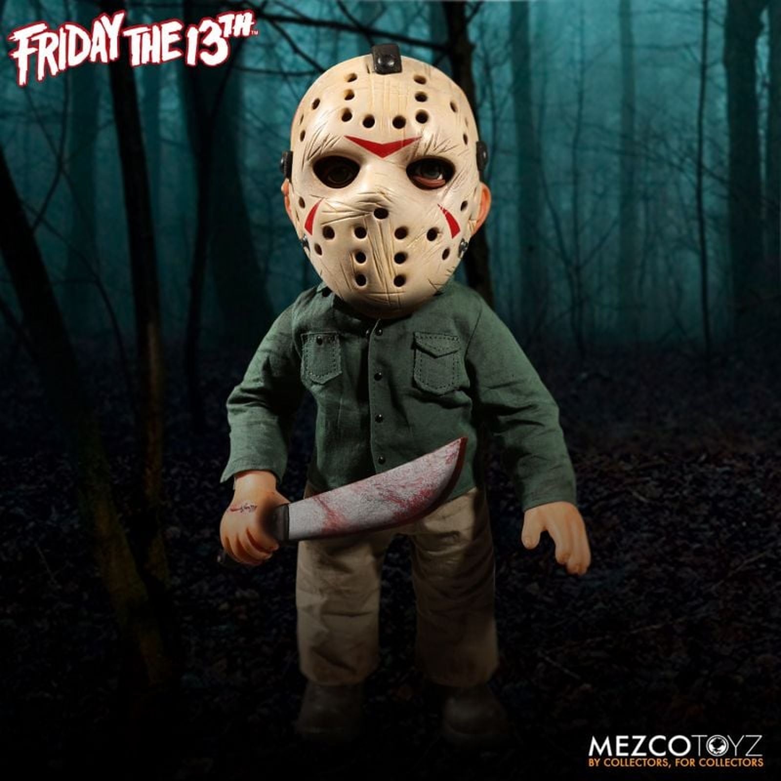 JASON VOORHEES FIGURA CON SONIDO 38 CM FRIDAY THE 13TH PART 3 MDS MEGA SCALE RE-RUN