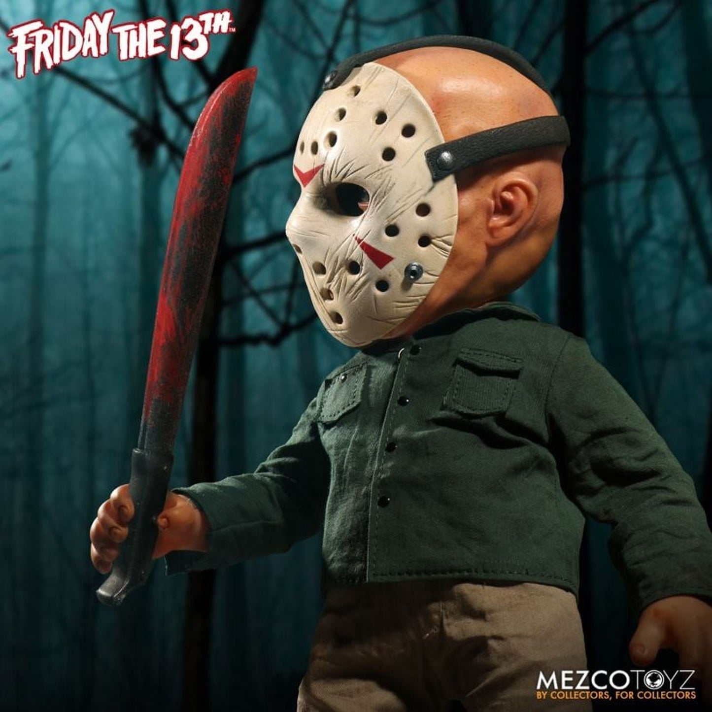 JASON VOORHEES FIGURA CON SONIDO 38 CM FRIDAY THE 13TH PART 3 MDS MEGA SCALE RE-RUN