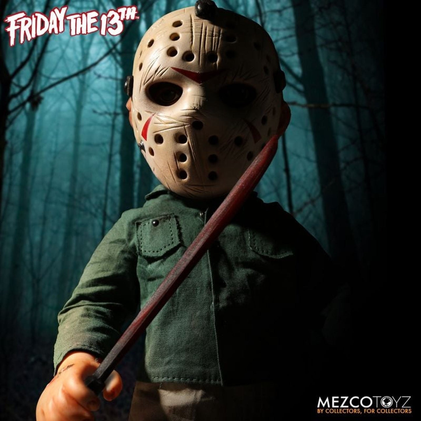 JASON VOORHEES FIGURA CON SONIDO 38 CM FRIDAY THE 13TH PART 3 MDS MEGA SCALE RE-RUN