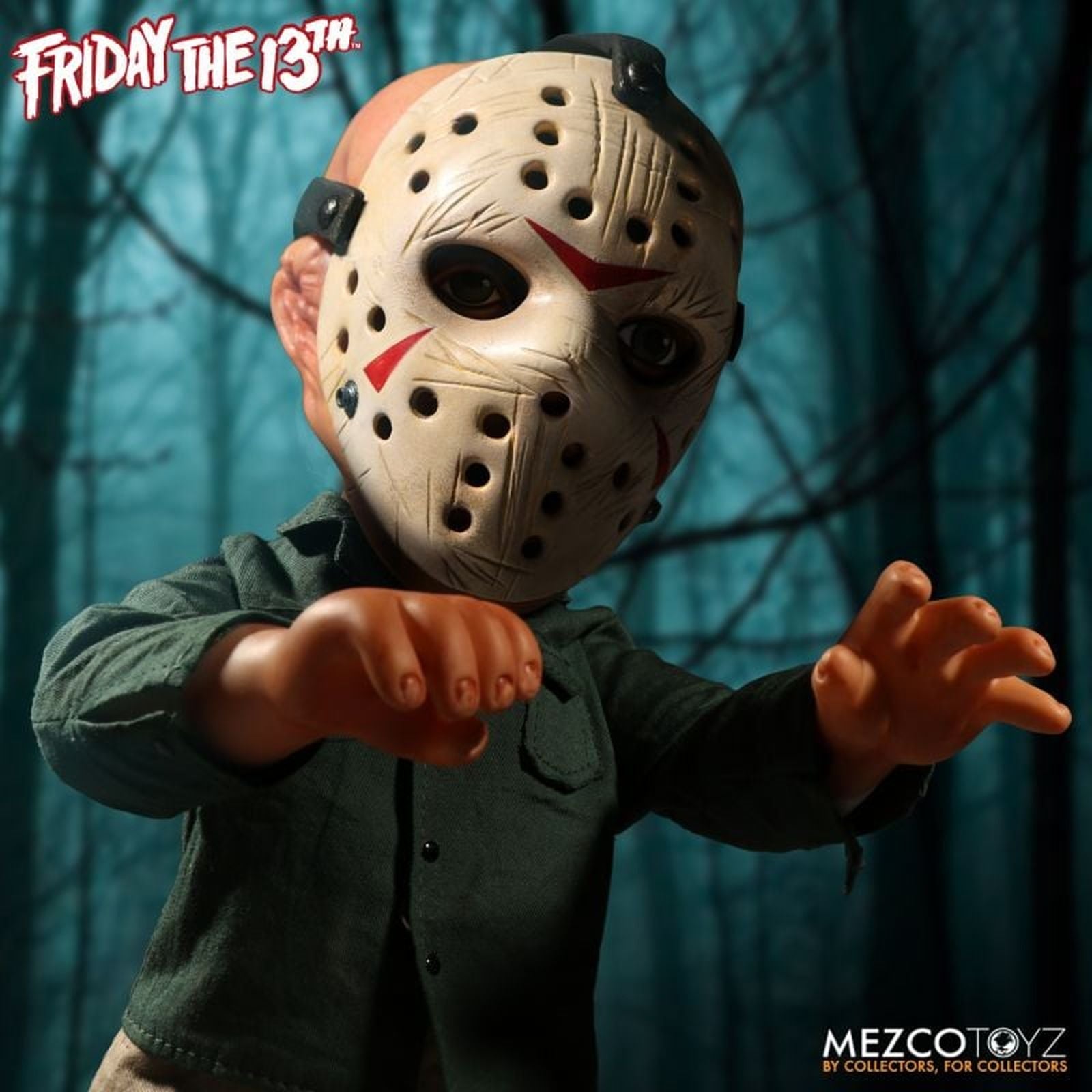 JASON VOORHEES FIGURA CON SONIDO 38 CM FRIDAY THE 13TH PART 3 MDS MEGA SCALE RE-RUN