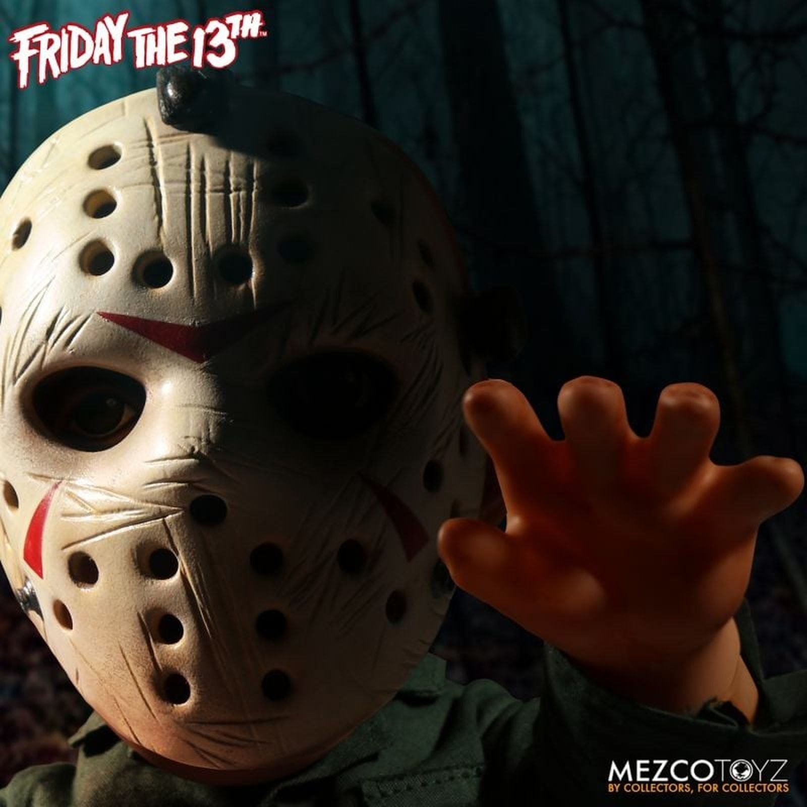 JASON VOORHEES FIGURA CON SONIDO 38 CM FRIDAY THE 13TH PART 3 MDS MEGA SCALE RE-RUN
