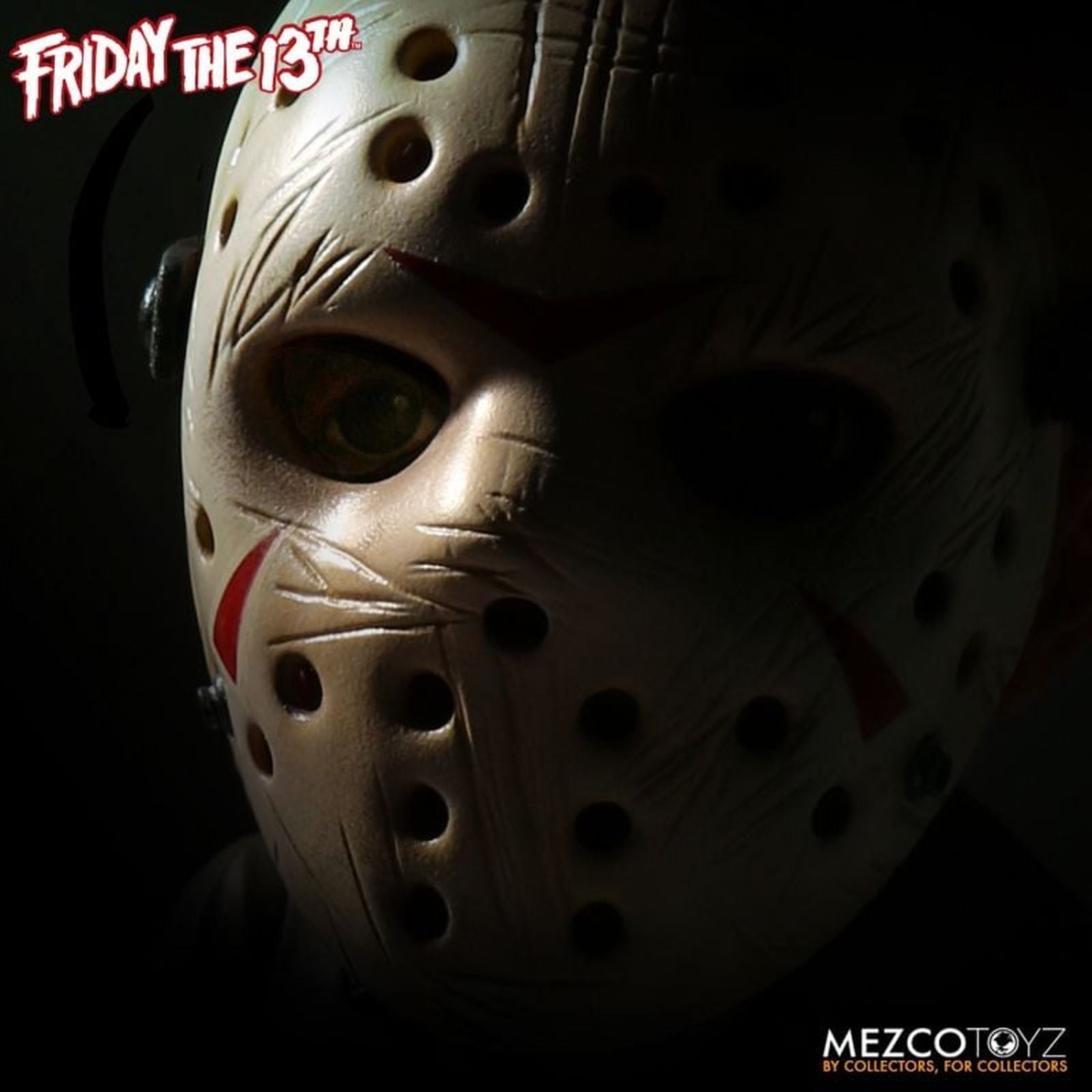JASON VOORHEES FIGURA CON SONIDO 38 CM FRIDAY THE 13TH PART 3 MDS MEGA SCALE RE-RUN