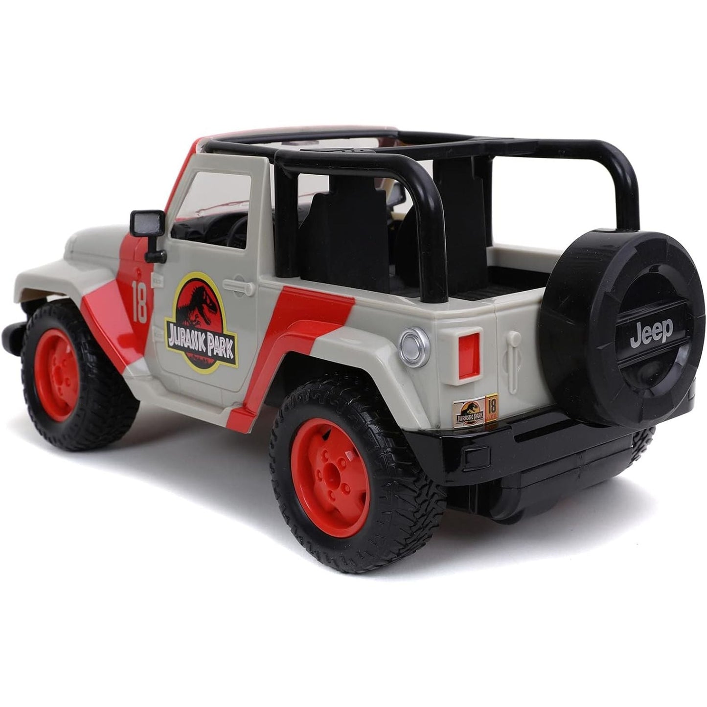 JEEP WRANGLER VEHICULO RADIOCONTROL 16,5 CM JURASSIC PARK