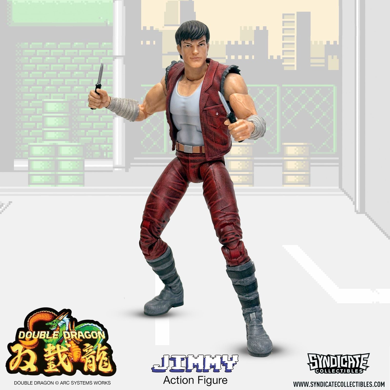 JIMMY LEE DELUXE ACTION FIG. 18 CM DOUBLE DRAGON