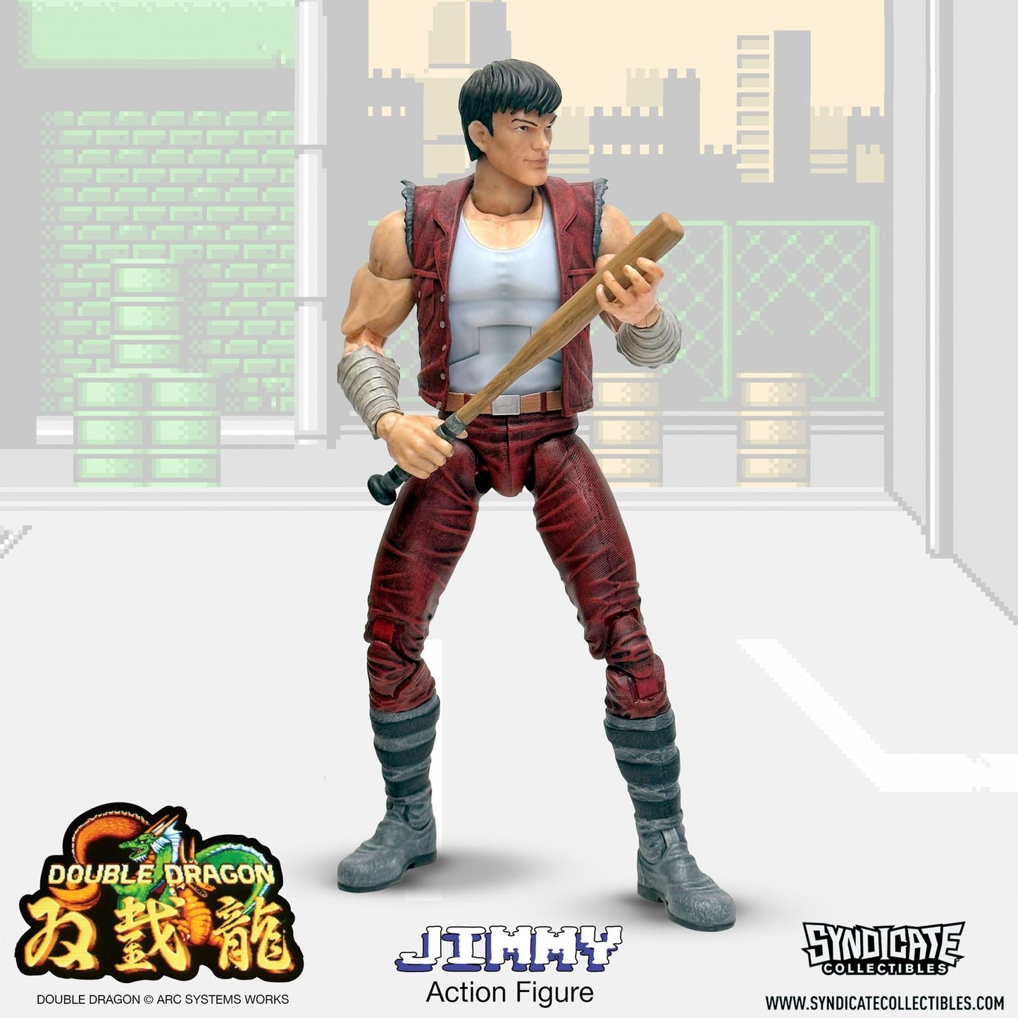 JIMMY LEE DELUXE ACTION FIG. 18 CM DOUBLE DRAGON