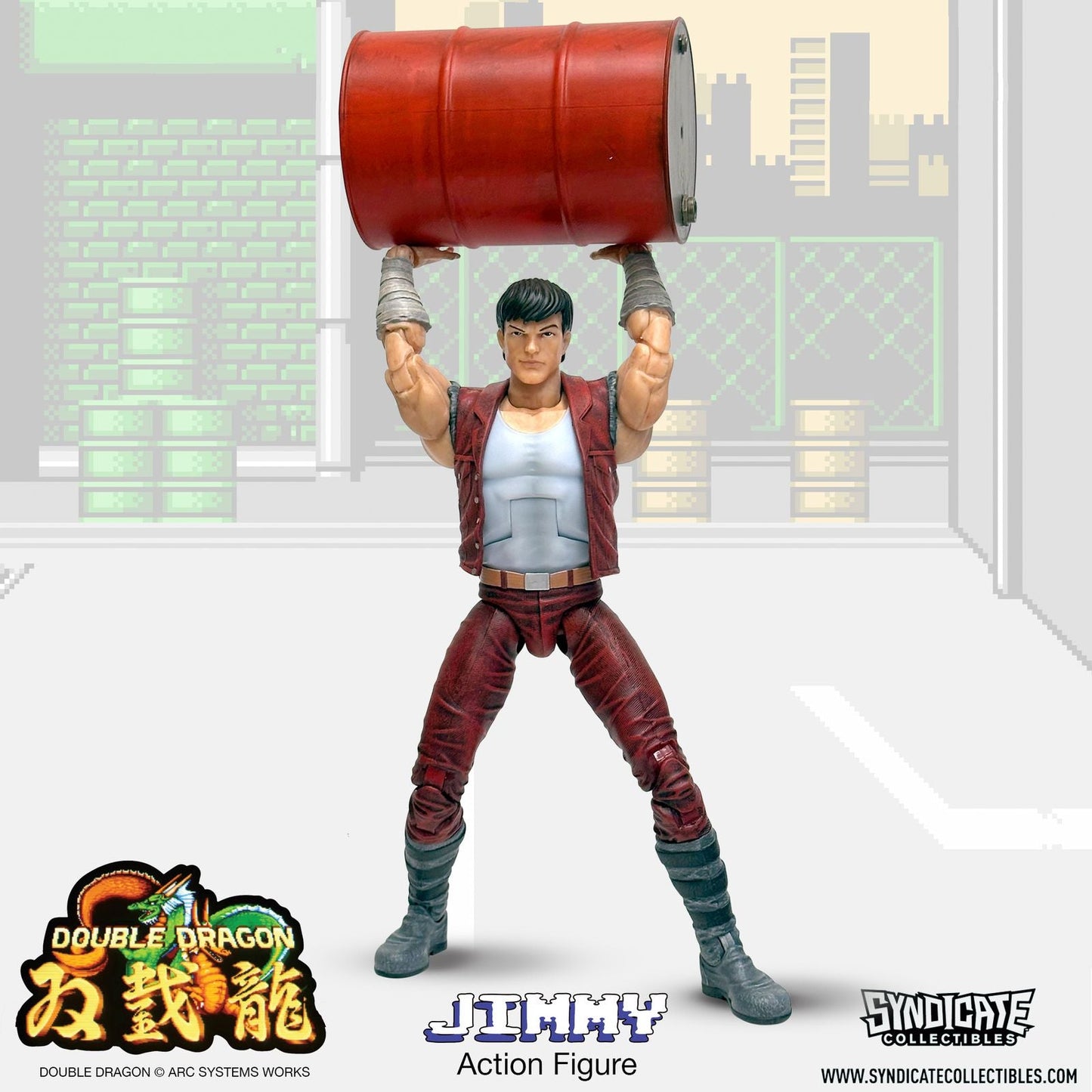 JIMMY LEE DELUXE ACTION FIG. 18 CM DOUBLE DRAGON