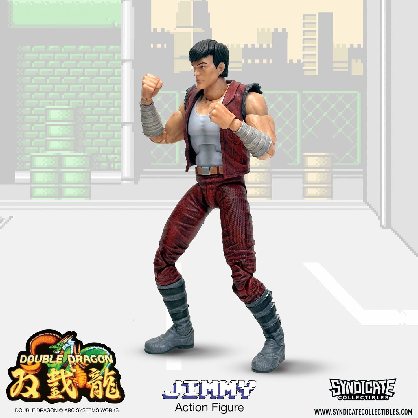 JIMMY LEE DELUXE ACTION FIG. 18 CM DOUBLE DRAGON