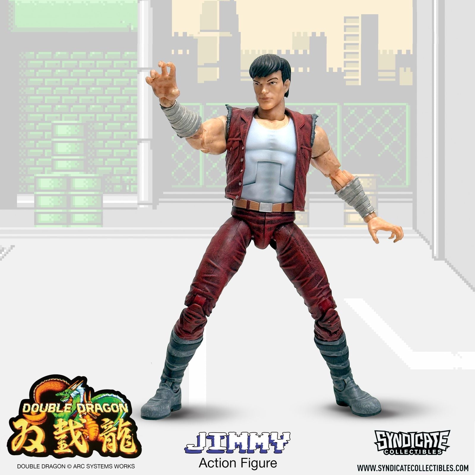 JIMMY LEE DELUXE ACTION FIG. 18 CM DOUBLE DRAGON