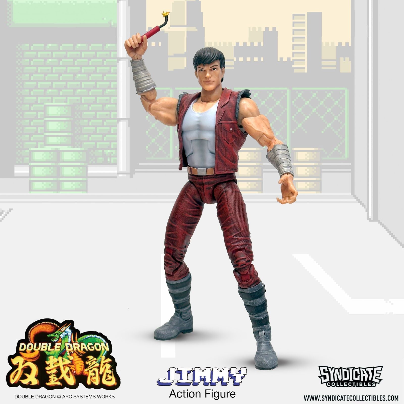 JIMMY LEE DELUXE ACTION FIG. 18 CM DOUBLE DRAGON