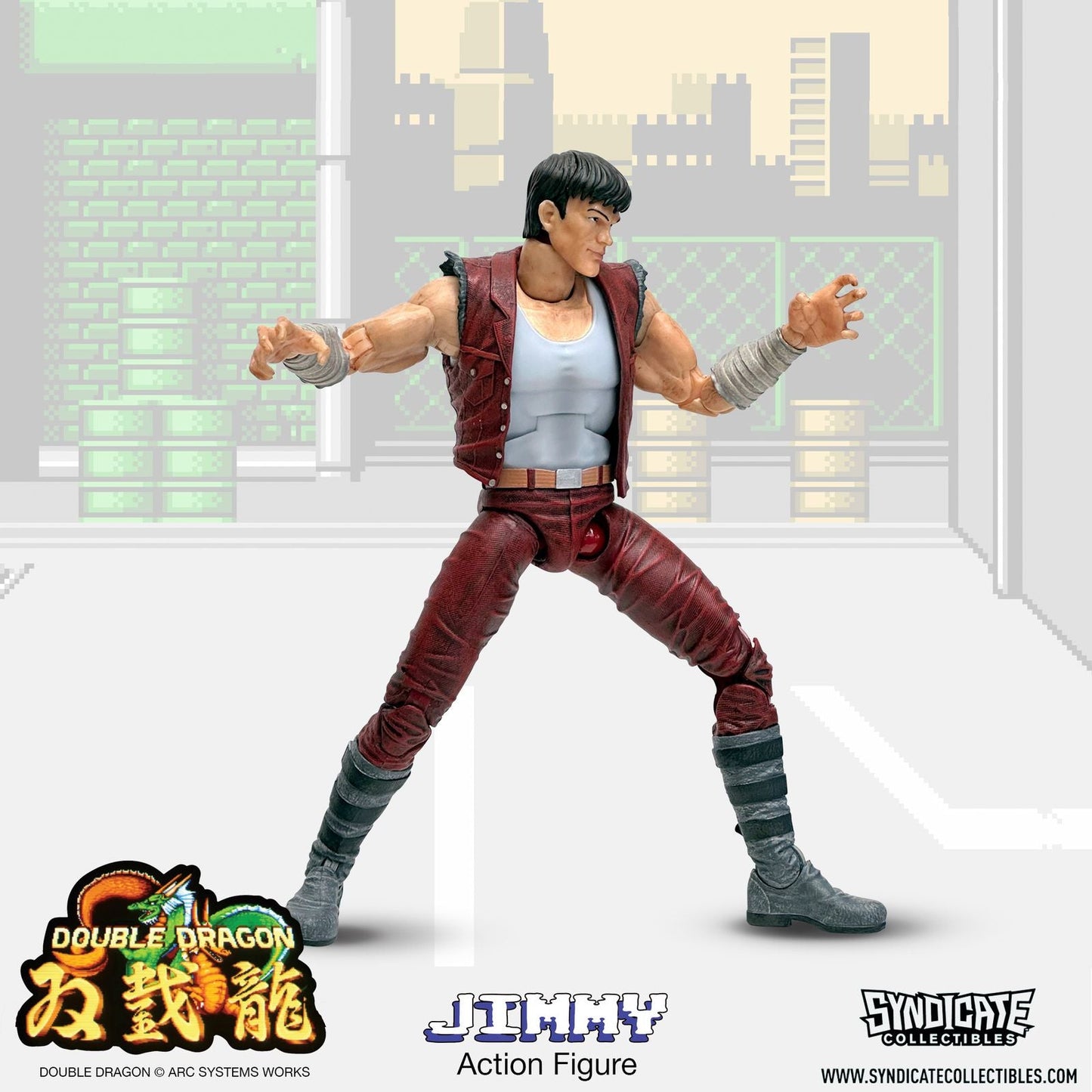 JIMMY LEE DELUXE ACTION FIG. 18 CM DOUBLE DRAGON