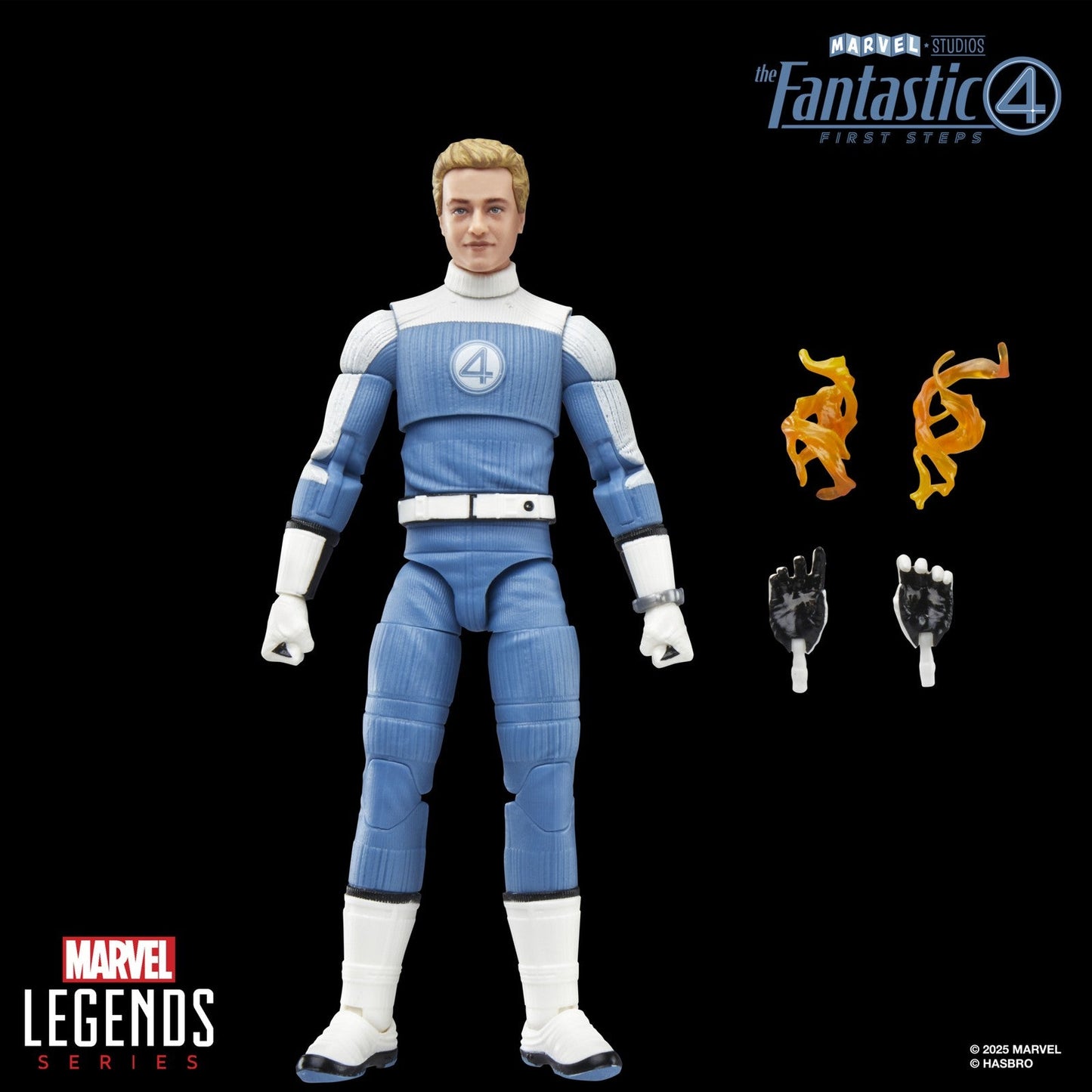 JOHNNY STORM FIGURA 15 CM THE FANTASTIC 4: FIRST STEPS MARVEL LEGENDS SERIES