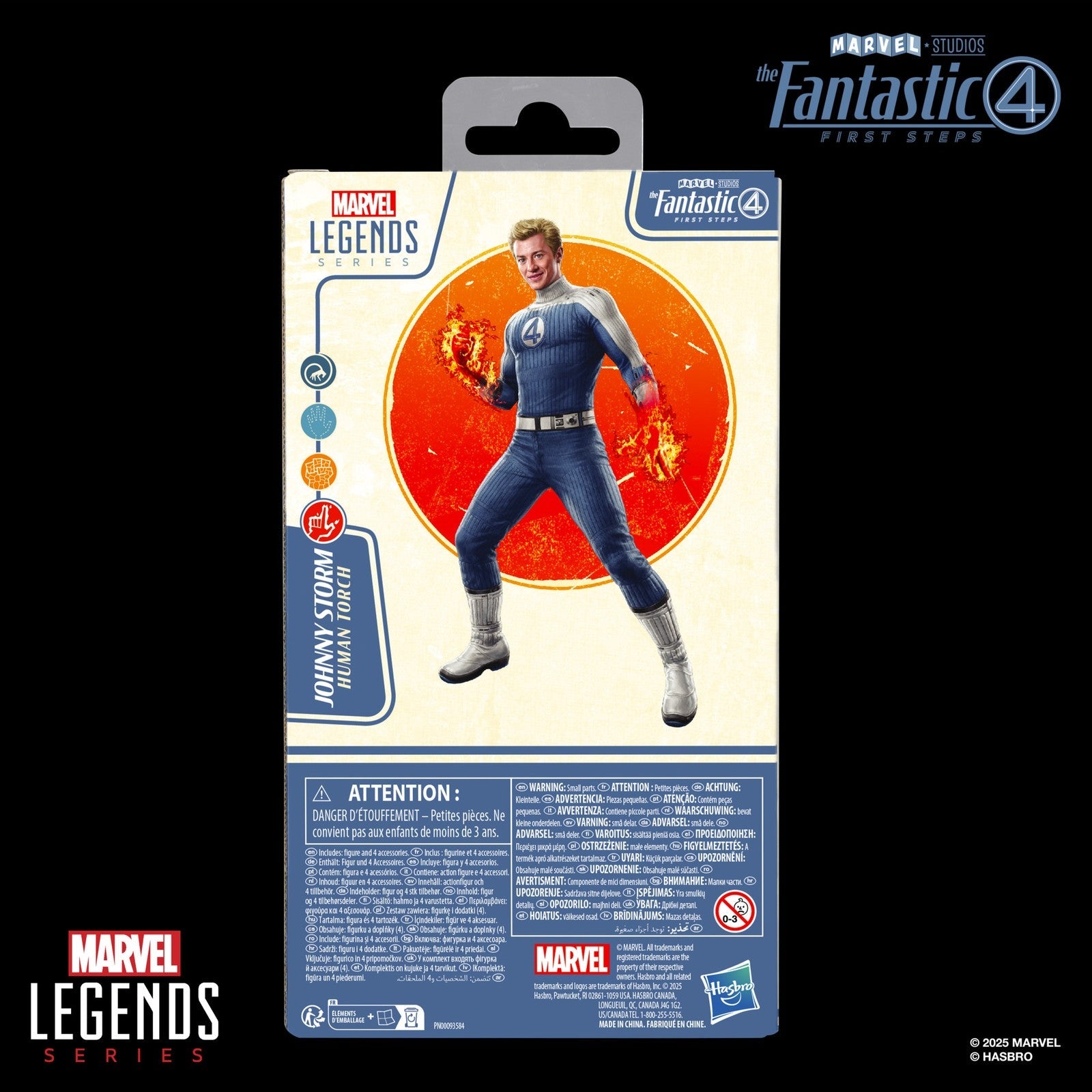 JOHNNY STORM FIGURA 15 CM THE FANTASTIC 4: FIRST STEPS MARVEL LEGENDS SERIES