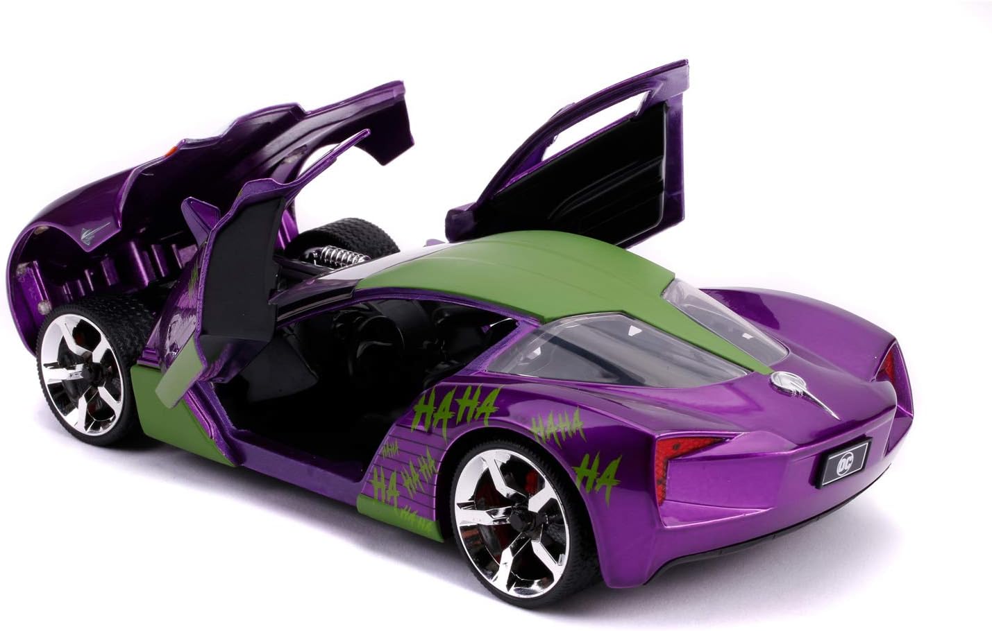 JOKER & 2009 CHEVY CORVETTE STINGRAY SET 1/24 SCALE DC UNIVERSE 