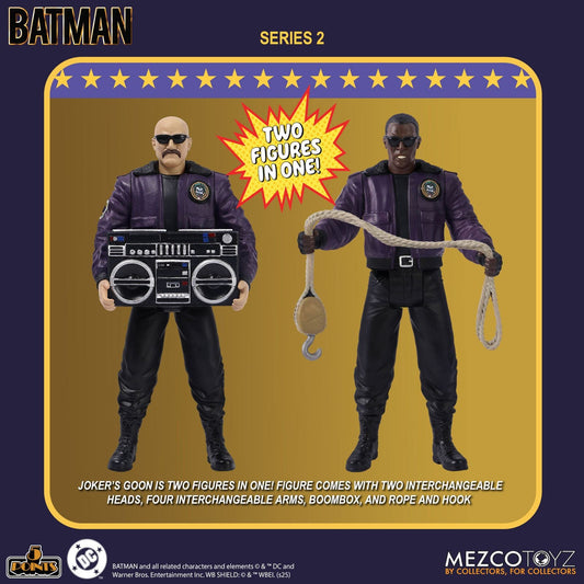 JOKER GOON TWO FIGURES IN ONE VERSION FIGURA 9,5 CM DC UNIVERSE BATMAN (1989) SERIES 2 5 POINTS