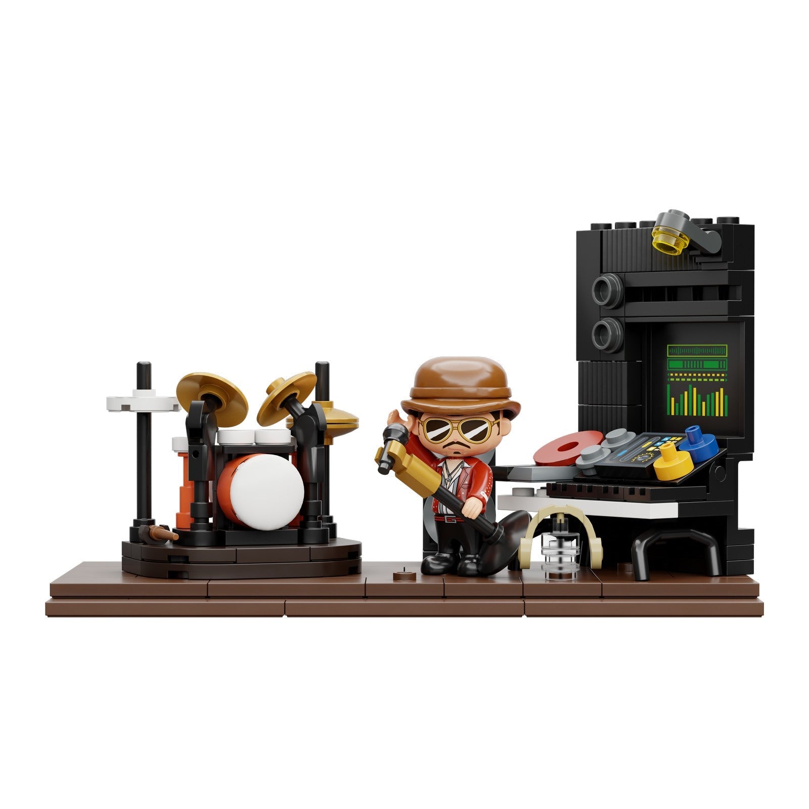 JUKEBOX SET CONSTRUCCION 32 CM RETRO SERIES