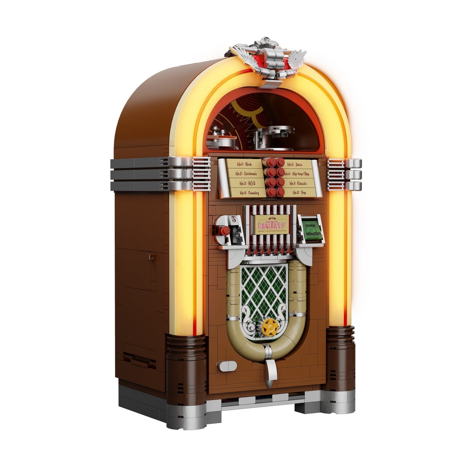 JUKEBOX SET CONSTRUCCION 32 CM RETRO SERIES