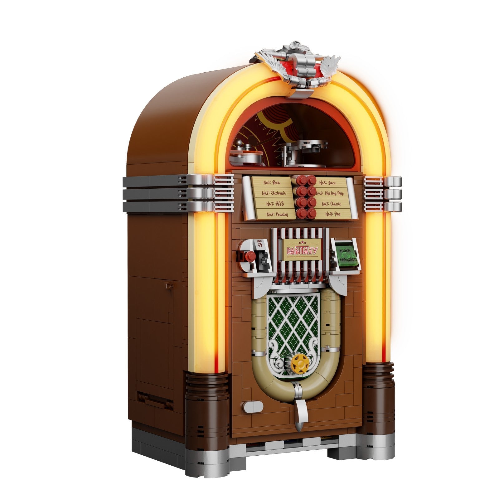 JUKEBOX SET CONSTRUCCION 32 CM RETRO SERIES