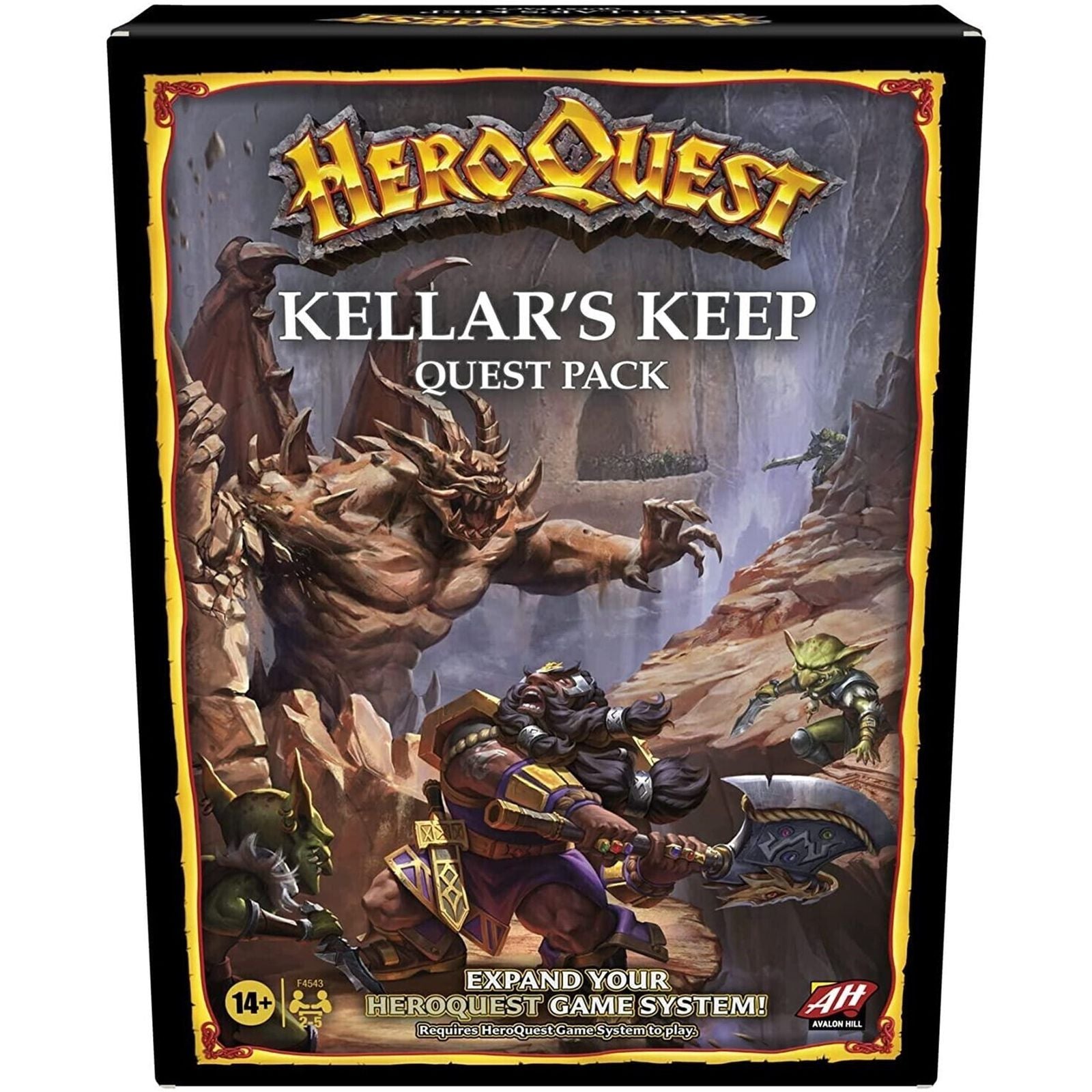 KELLAR'S KEEP - ENGLISH QUEST PACK FOR HEROQUEST - HASBRO GAMING 