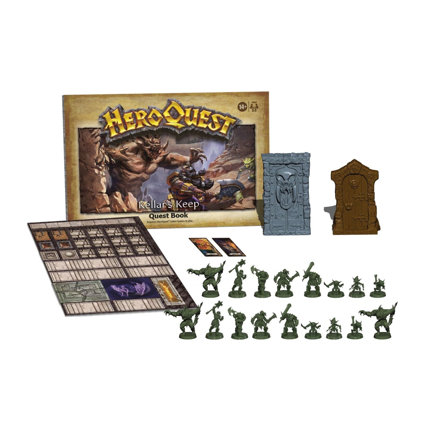 KELLAR'S KEEP - ENGLISH QUEST PACK FOR HEROQUEST - HASBRO GAMING 