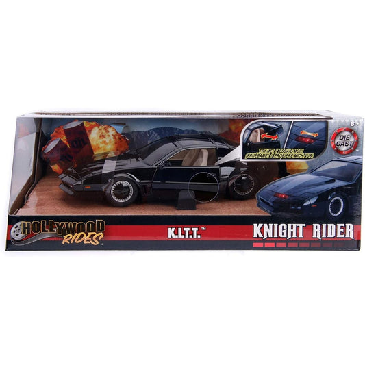 KITT CON LUCES VEHICULO 1/24 SCALE KNIGHT RIDER HOLLYWOOD RIDES