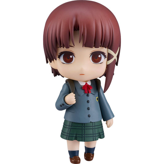 LAIN IWAKURA FIGURA 10 CM SERIAL EXPERIMENTS LAIN NENDOROID RE-RUN