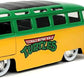 LEONARDO & 1962 VOLKSWAGEN BUS SET 1/24 SCALE TEENAGE MUTANT NINJA TURTLES