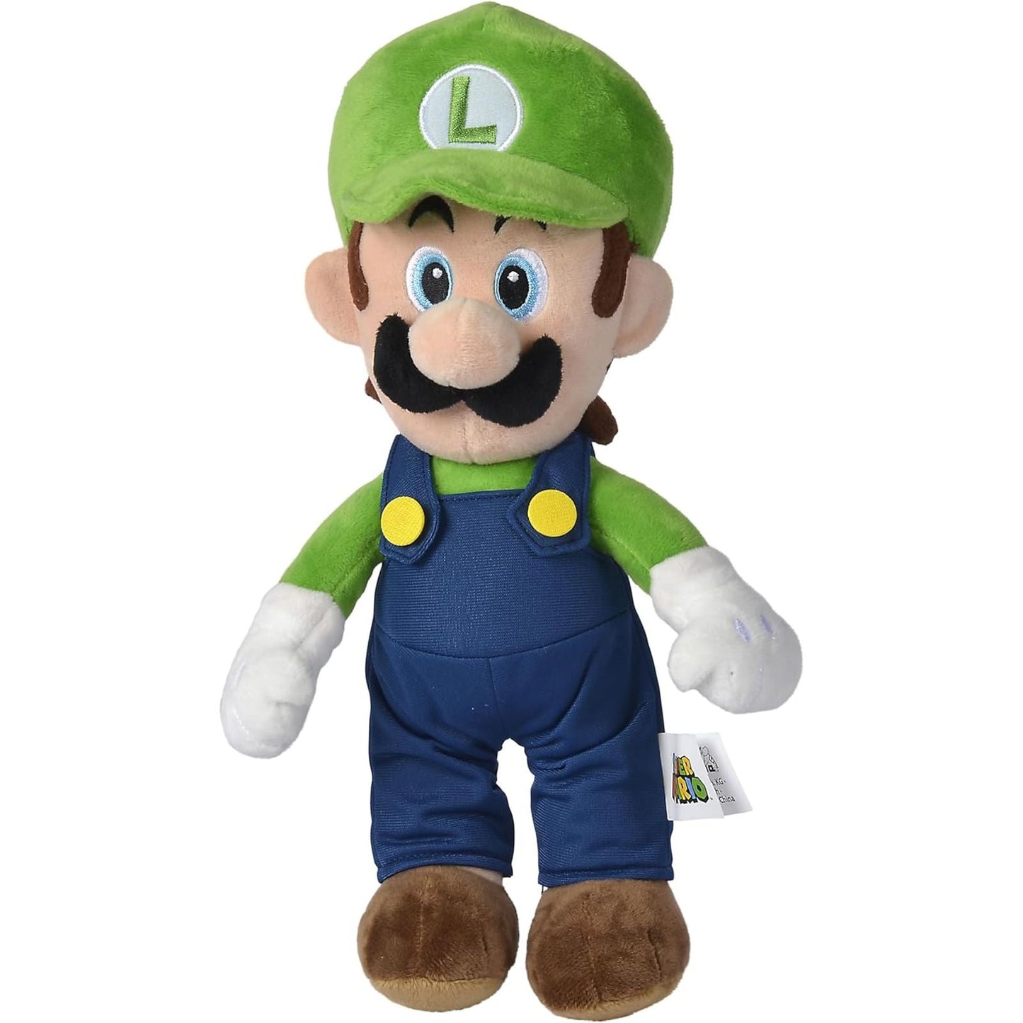 LUIGI PELUCHE 30 CM SUPER MARIO NINTENDO