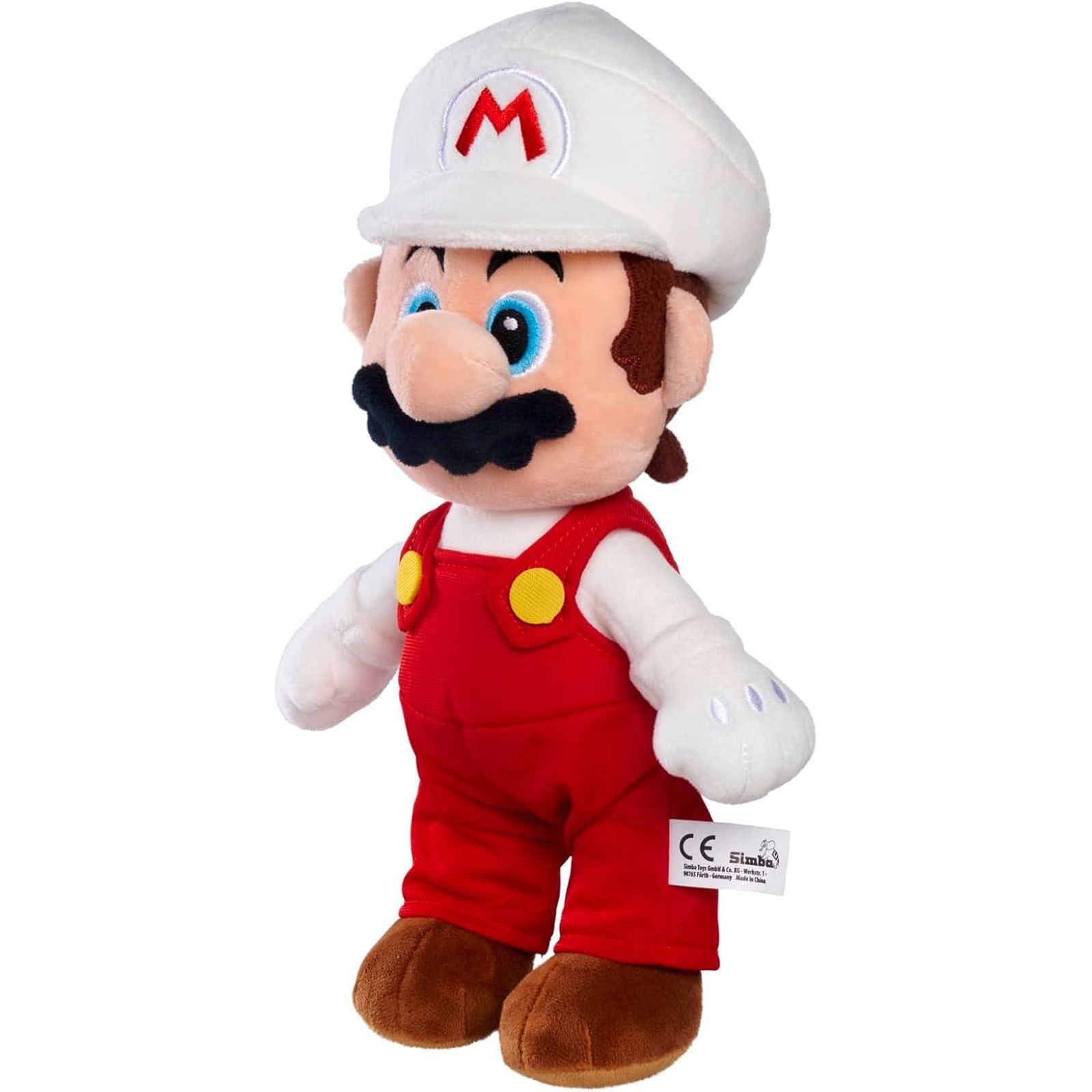 MARIO DE FUEGO PELUCHE 30 CM SUPER MARIO NINTENDO