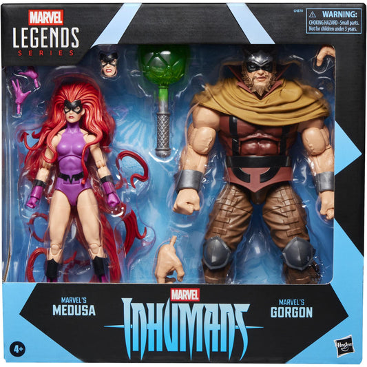 MEDUSA & GORGON PACK 2 FIGURAS 15 CM INHUMANS MARVEL LEGENDS SERIES