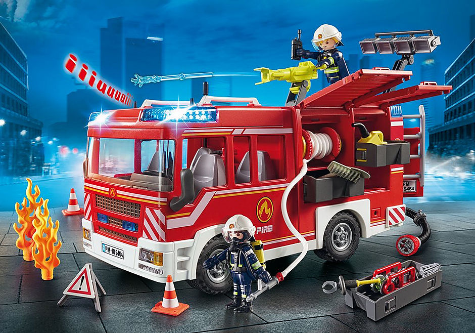 PLAYMOBIL CIUDAD ACCION -  CAMION DE BOMBEROS