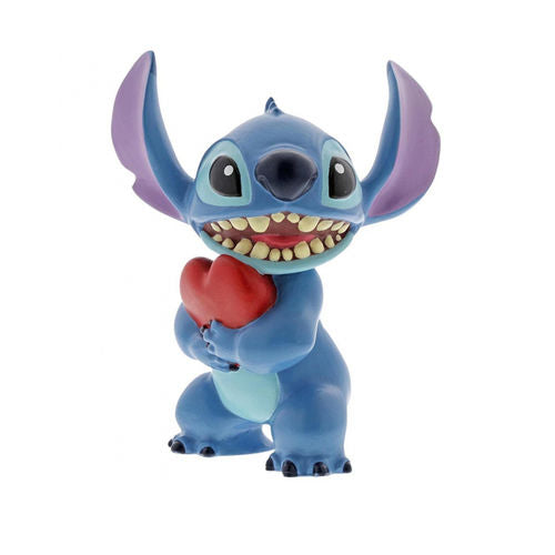 Figura enesco disney lilo & stitch stitch con corazon