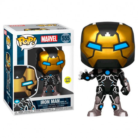 FUNKO POP MARVEL 80TH IRON MAN MODELO 39 BRILLO EN LA OSCURIDAD 43965 - Z POP Toys