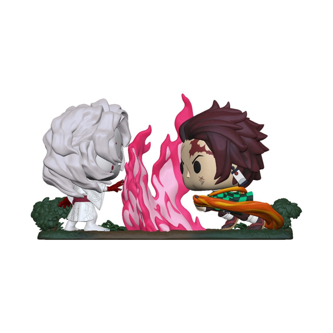 FUNKO POP MOMENT ANIMACION DEMON SLAYER KIMETSU NO YAIBA TANJIRO VS RUI - Z POP Toys