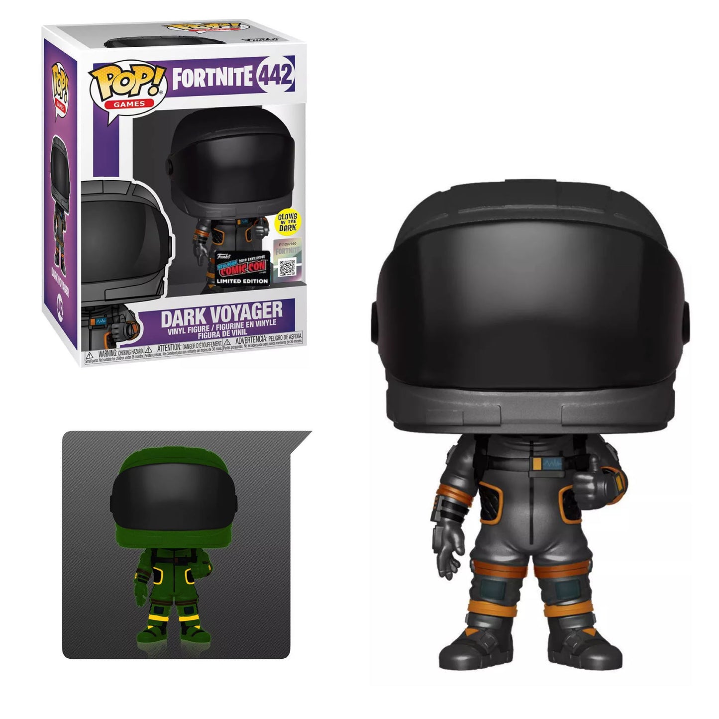 FUNKO POP FORTNITE DARK VOYAGER BRILLO EN LA OSCURIDAD EXCLUSIVO 40946