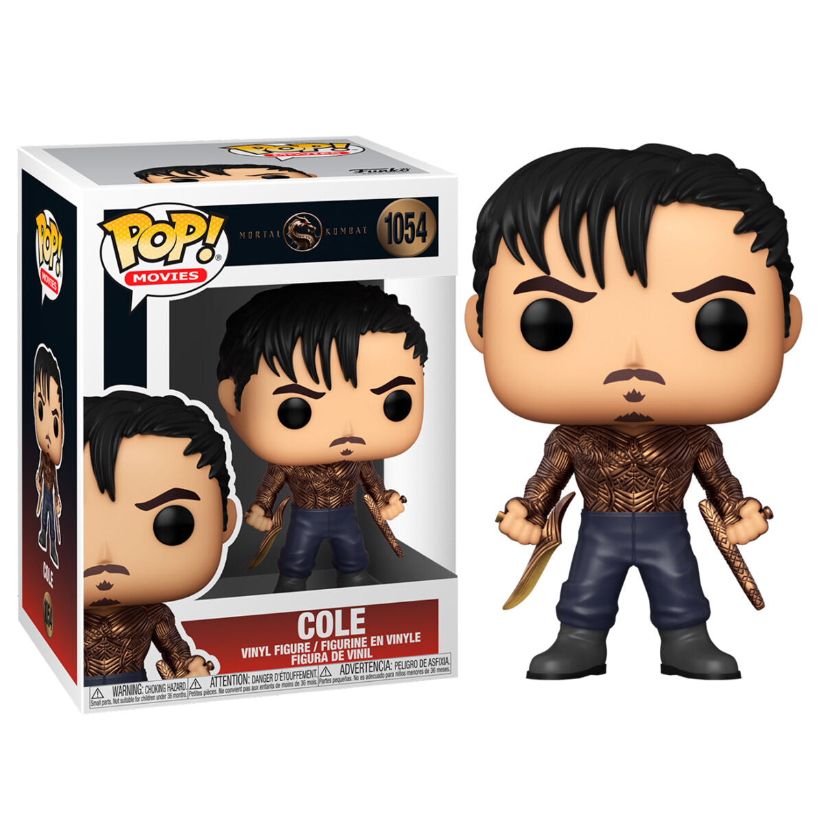 FUNKO POP MORTAL KOMBAT COLE YOUNG EFECTO METALICO 53850