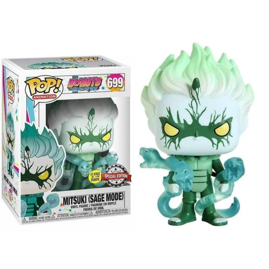 FUNKO POP ANIMACION BORUTO MITSUKI SAGE MODE BRILLO EN LA OSCURIDAD GLOW IN THE DARK EXCLUSIVO DYNOS 46079 - Z POP Toys