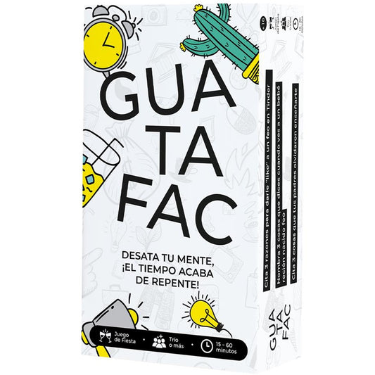JUEGO DE MESA ASMODEE GUATAFAC PEGI 16 - Z POP Toys