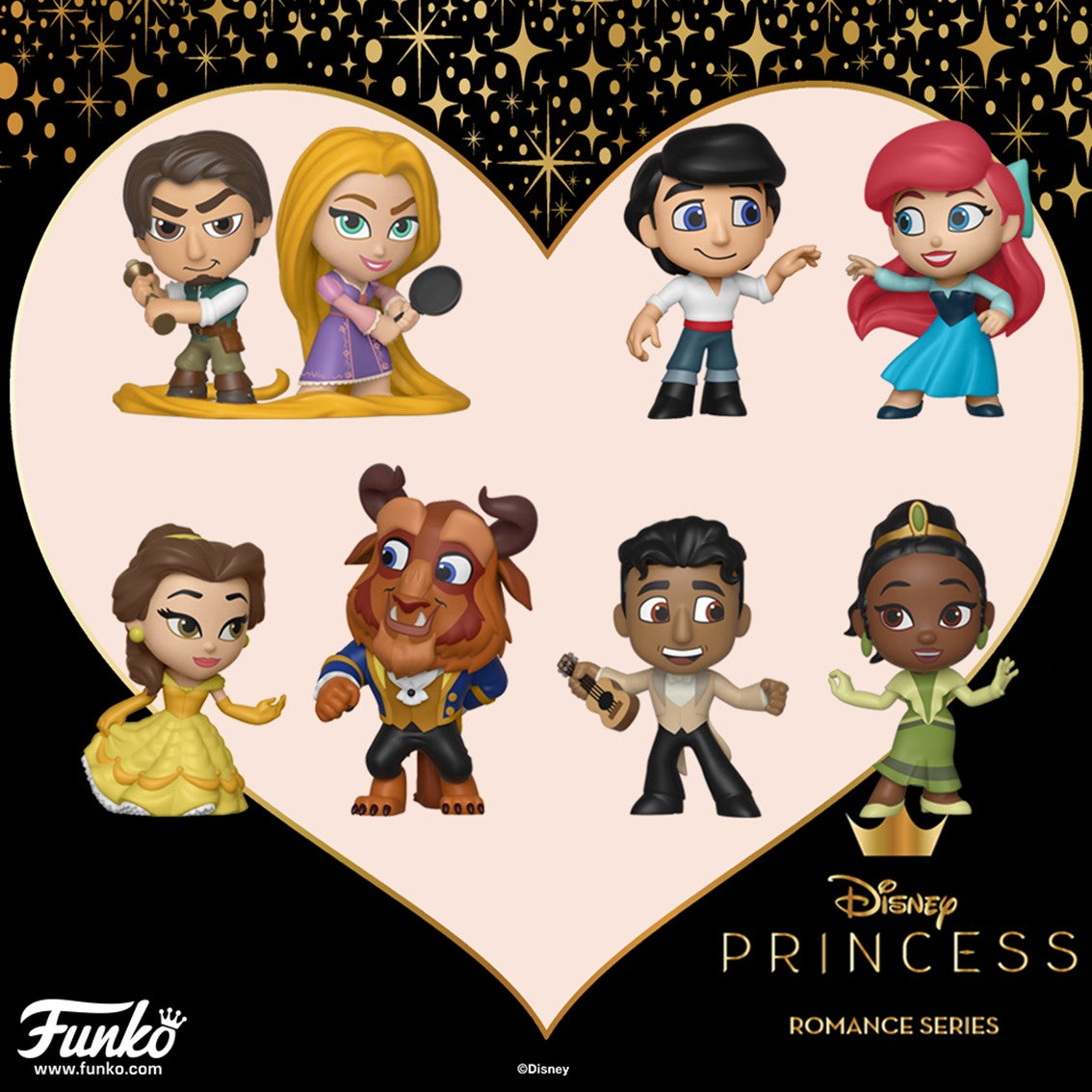 MISTERY MINI DISNEY ROYAL ROMANCE ENREDADOS FLYNN & RAPUNZEL PACK 2
