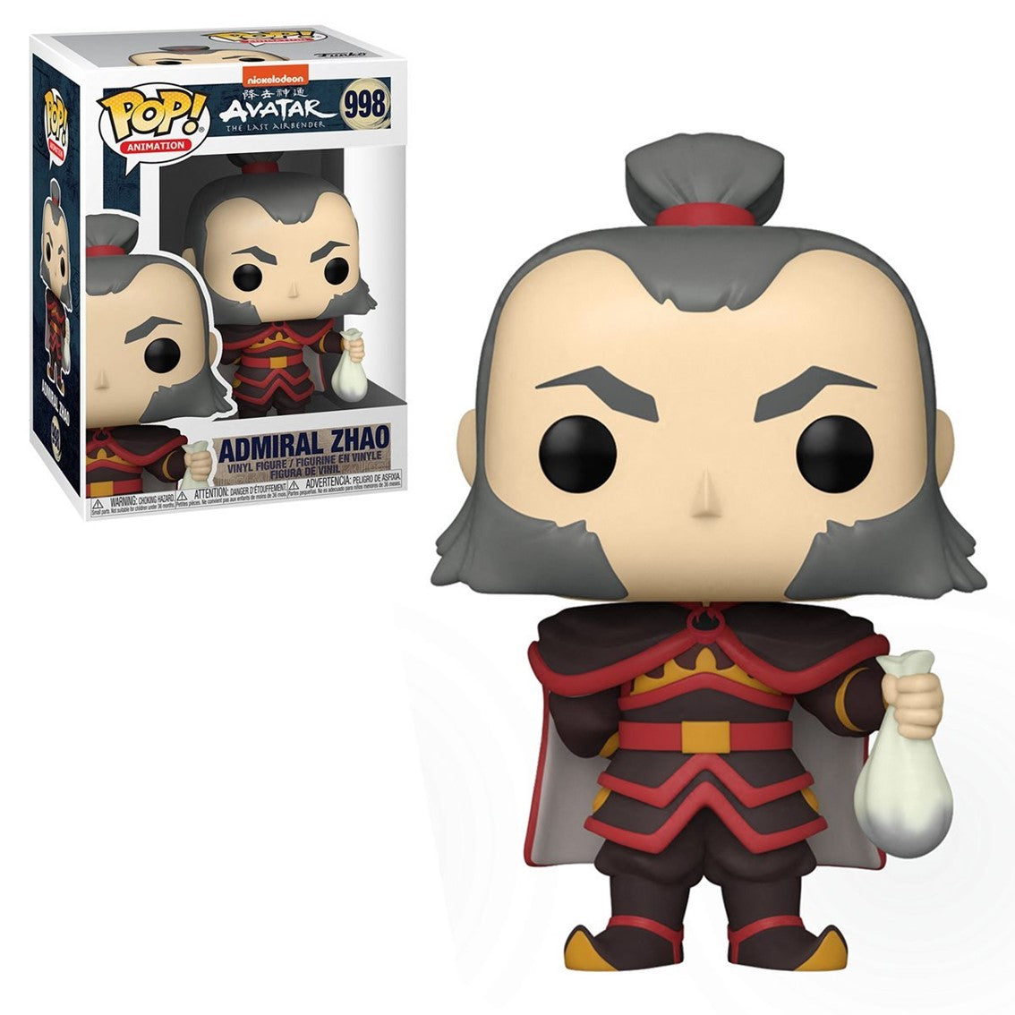FUNKO POP ANIMACION AVATAR THE LAST AIRBENDER LA LEYENDA DE AANG ADMIRAL ZHAO 56023