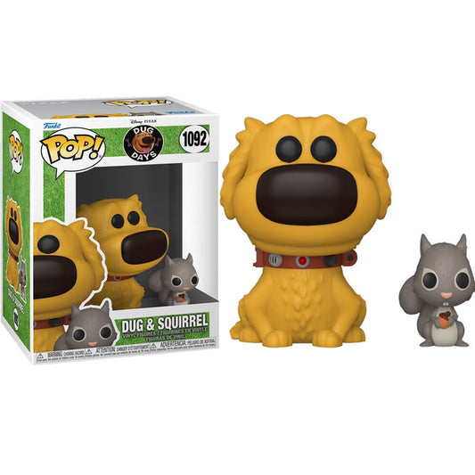 Funko pop disney up dug days dug & ardilla 57384