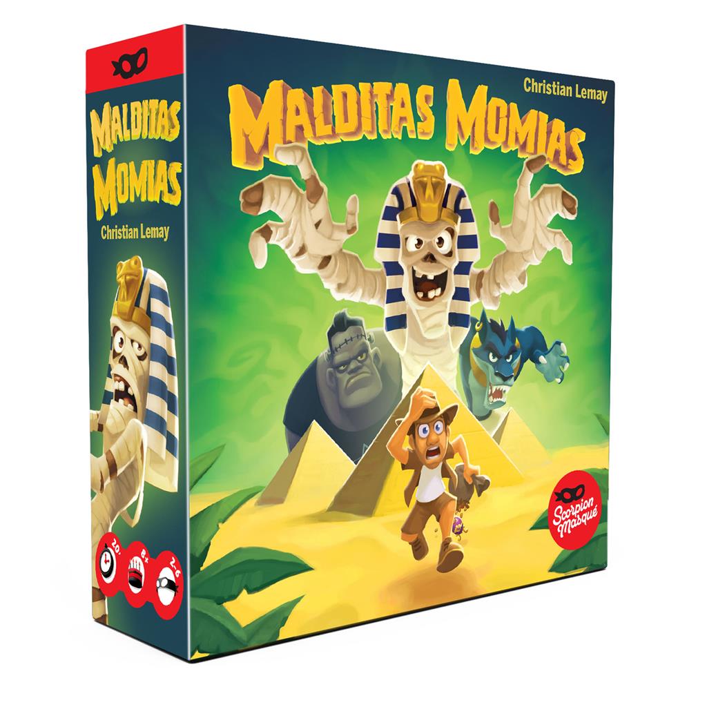 JUEGO DE MESA MALDITAS MOMIAS PEGI 8 - Z POP Toys