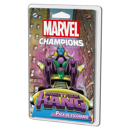 JUEGO DE MESA MARVEL CHAMPIONS: ANTIGUO Y FUTURO KANG 73 CARTAS PEGI 14
