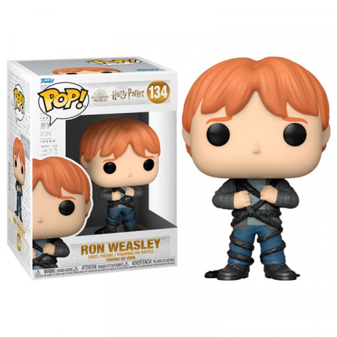 FUNKO POP HARRY POTTER RON WEASLEY TRAMPA PLANTA PIEDRA FILOSOFAL