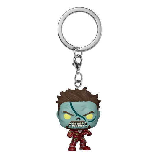 FUNKO POP KEYCHAIN LLAVERO MARVEL WHAT IF IRON MAN ZOMBIE 57400 - Z POP Toys