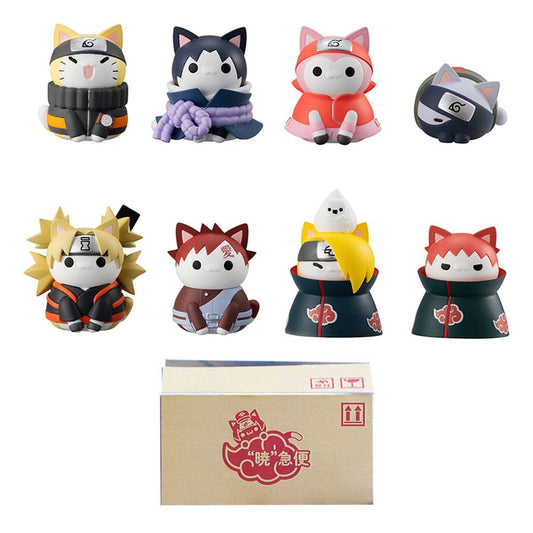 set-figuras-megahouse-naruto-shippuden-nyaruto-battle-vs-akatsuki-surtido