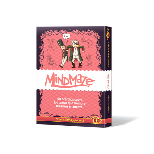 JUEGO DE MESA MIND MAZE: DINERO FAMA Y PODER 2 PEGI 14