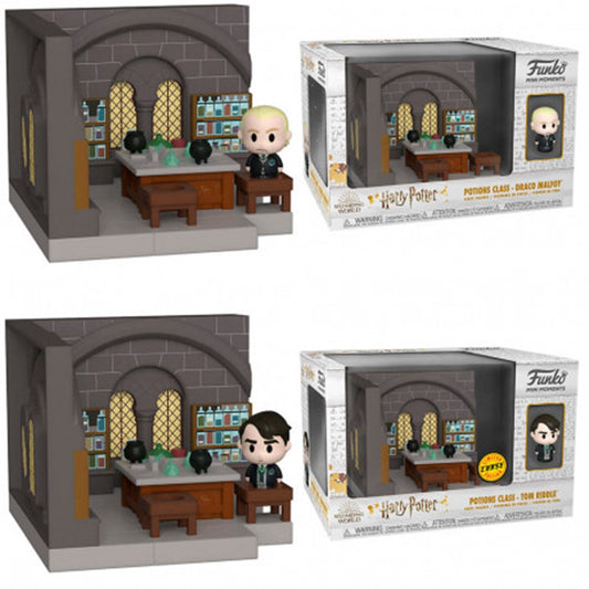 MINI MOMENTS FUNKO HARRY POTTER ANIVERSARIO DRACO MALFOY CLASES DE POCIONES CON OPCION CHASE 57362 - Z POP Toys